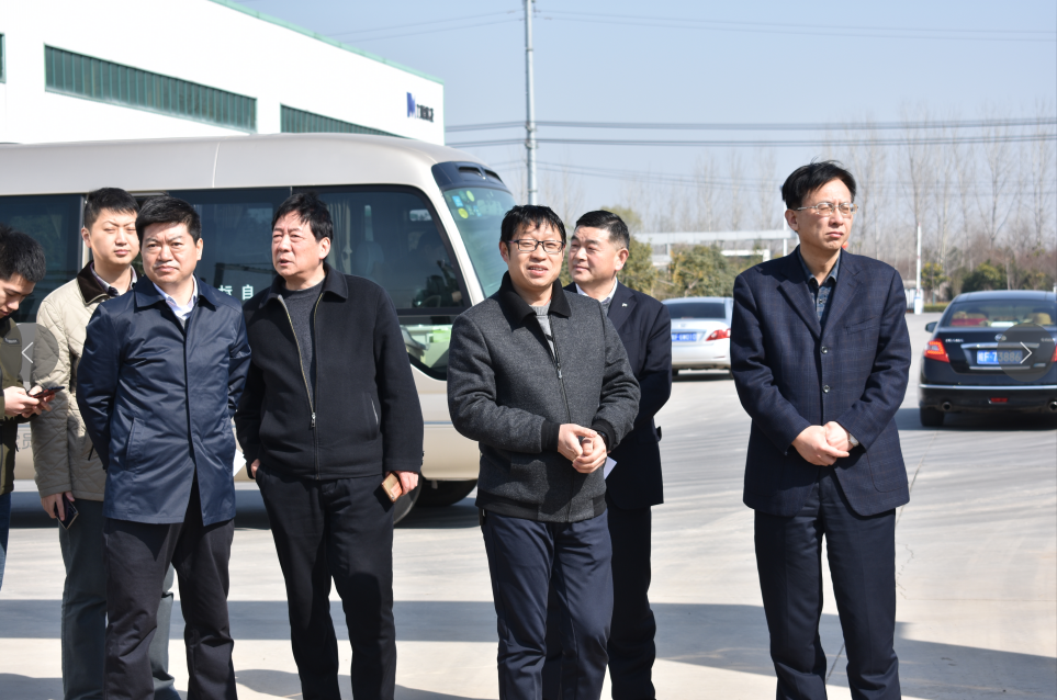 Hu Liang, Vice Mayor of Huaibei City, and Guo Hailei, County Mayor, visited our company