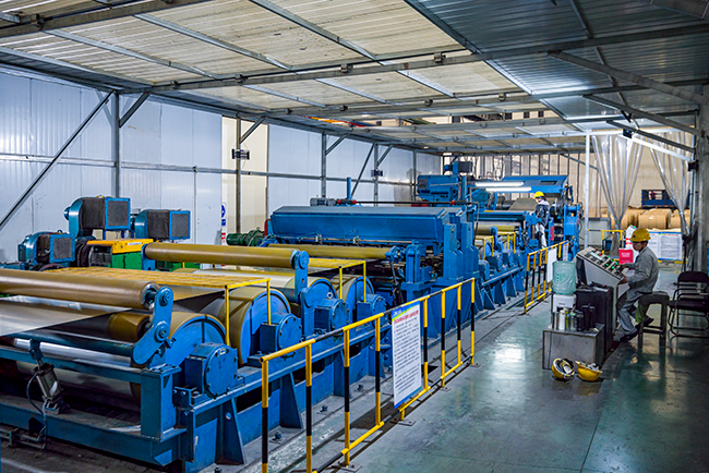 Tension leveling line