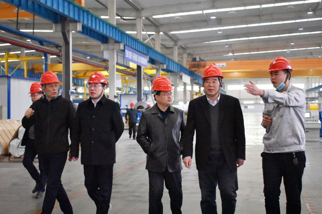 Ma Sanjiu, a member of the Party Leadership Group of the Development and Reform Commission of Anhui Province, visited Limu Technology for investigation