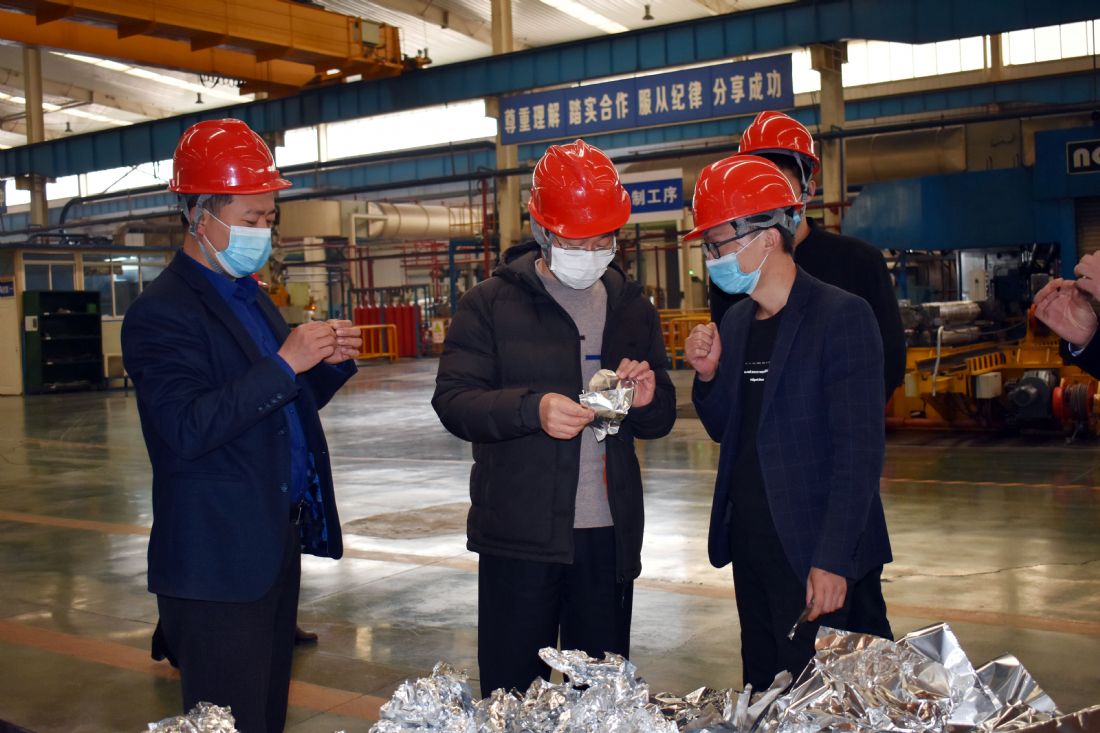 Han Zhengbiao, Deputy Secretary-General of Huaibei Municipal Government, visited Limu Technology for investigation