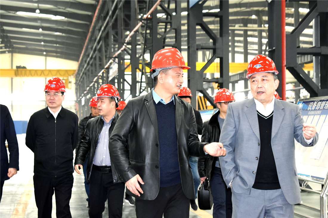 Yao Dongchun, the leader of the Provincial Development and Reform Commission, and his delegation visited the company